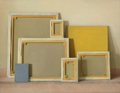 Claudio Bravo, Bastidores / Stretchers, 2008, oil on canvas, 44 7/8 x 57 5/8 inches